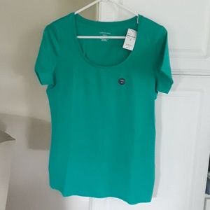Lands End scooped neck t-shirt